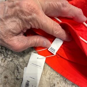 Bright Red Kids Sun Hat